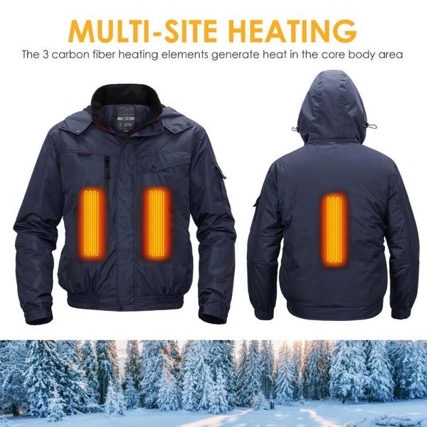 electric heating cotton coat men women usb charging heated jacket with removable hood for walking camping ice fishing skiing, Gray;blue
electric heating cotton coat men women usb charging heated jacket with removable hood for walking camping ice fishing skiing, Gray;blue