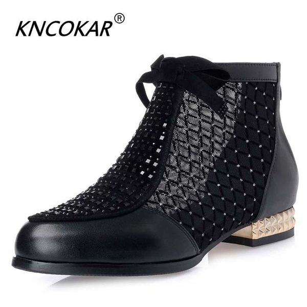 new summer cool mesh boots genuine leather fashion diamond bow mesh women's boots hollow fish mouth sandals, Black
new summer cool mesh boots genuine leather fashion diamond bow mesh women's boots hollow fish mouth sandals, Black