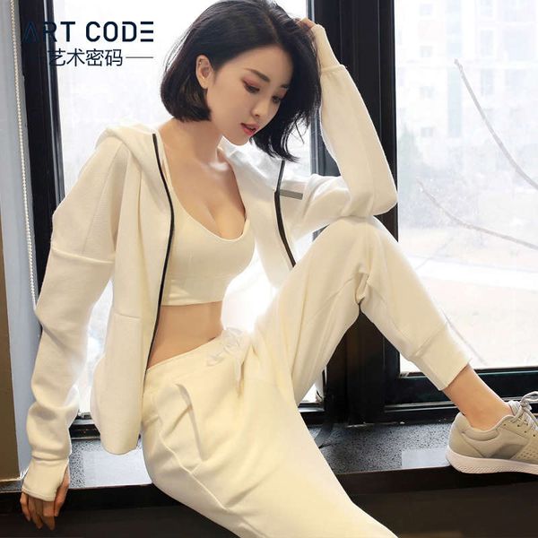 white sports suit female loose student korean version autumn winter 2020 new leisure fashion slim running fitness clothes, Gray
white sports suit female loose student korean version autumn winter 2020 new leisure fashion slim running fitness clothes, Gray