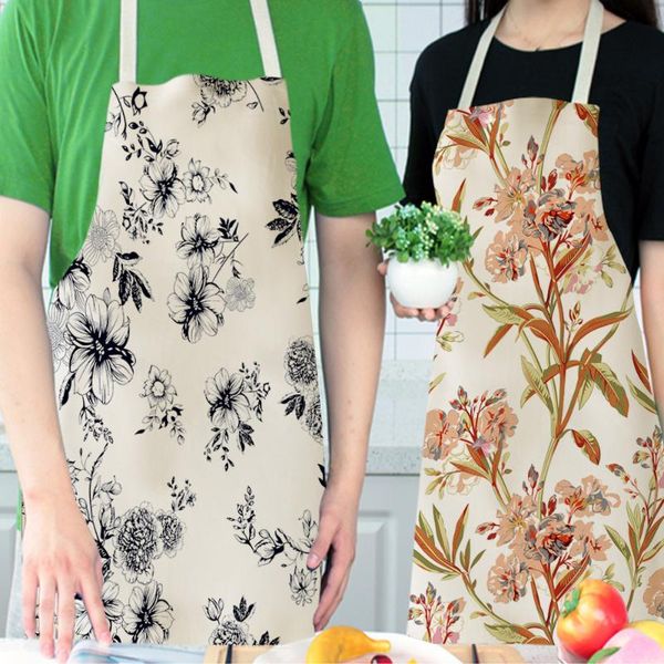aprons flowers printed women kitchen waterproof cooking oil-proof cotton linen antifouling multifunction chef apron 68*55 0039
aprons flowers printed women kitchen waterproof cooking oil-proof cotton linen antifouling multifunction chef apron 68*55 0039