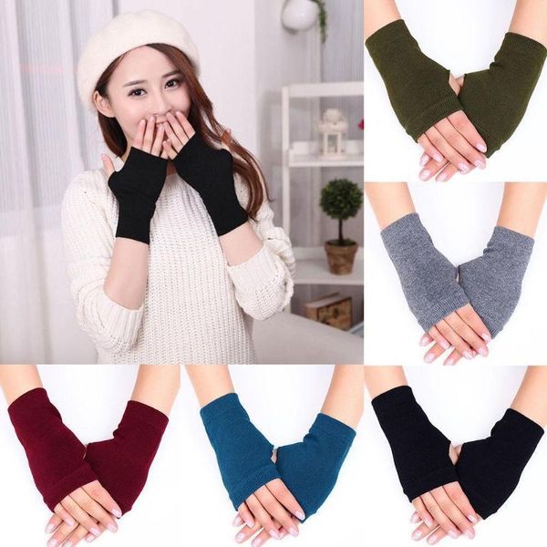 five fingers gloves 1 pair cashmere fingerless arm warm winter hand warmer mittens long r0u6, Blue;gray
five fingers gloves 1 pair cashmere fingerless arm warm winter hand warmer mittens long r0u6, Blue;gray