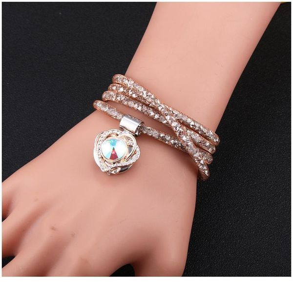 2019 new rhinestone snap button jewelry leather 18mm snap button bracelet punk leather magnet bracelet armband snaps bbywki, Golden;silver
2019 new rhinestone snap button jewelry leather 18mm snap button bracelet punk leather magnet bracelet armband snaps bbywki, Golden;silver