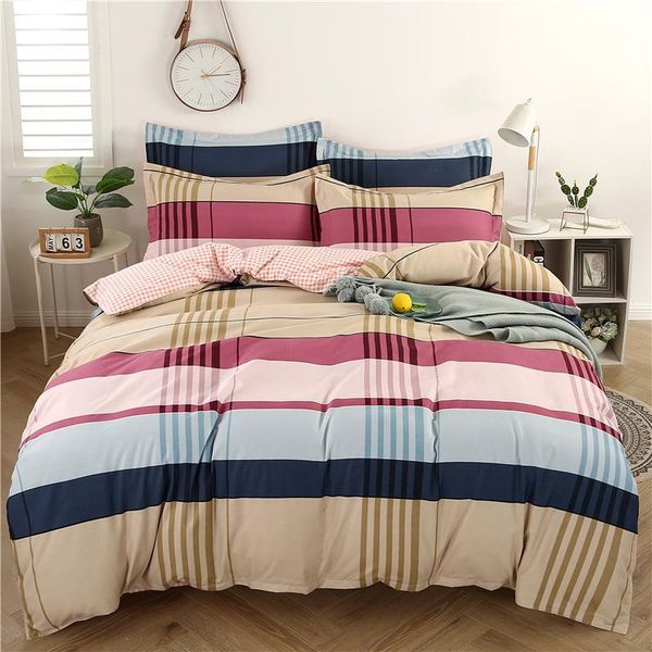 bedding sets 4pcs/set geometric pattern cotton comforter set black bed linen duvet cover grey no filler home textile
bedding sets 4pcs/set geometric pattern cotton comforter set black bed linen duvet cover grey no filler home textile