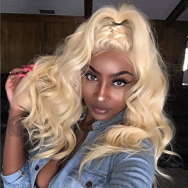 613 honey blonde full lace human hair wig colored remy brazilian body wave glueless full lace wigs for women any part, Black;brown
613 honey blonde full lace human hair wig colored remy brazilian body wave glueless full lace wigs for women any part, Black;brown