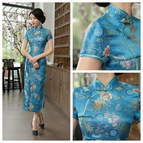 lake blue cheongsam oriental costume dress women's traditional dress chinese flower cheongsam long chinese size s-3xl1, Red
lake blue cheongsam oriental costume dress women's traditional dress chinese flower cheongsam long chinese size s-3xl1, Red