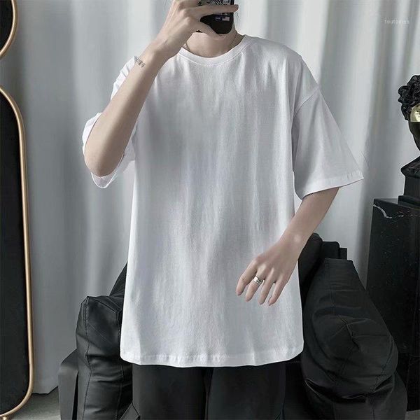 fashion hip hop t shirt short-sleeved men's loose-fit solid color student harajuku half-sleeve shirt summer tshirt streetwear1, White;black
fashion hip hop t shirt short-sleeved men's loose-fit solid color student harajuku half-sleeve shirt summer tshirt streetwear1, White;black