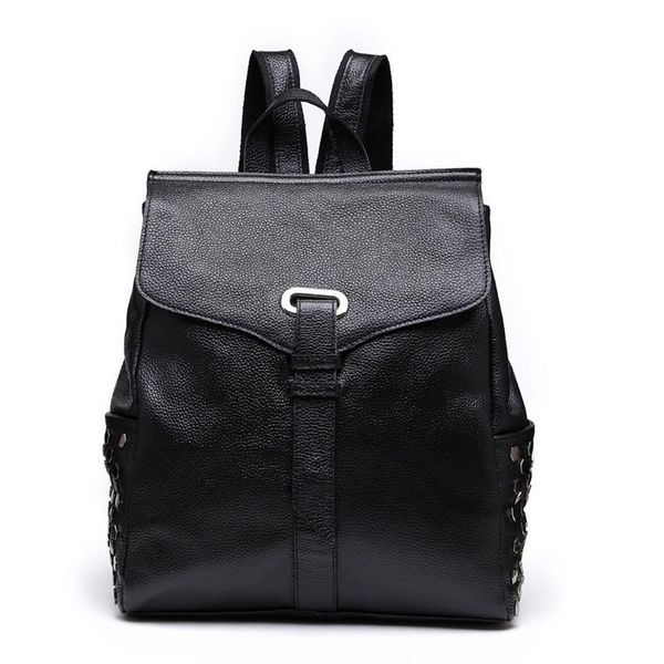 women's leather shoulder bag european and american rucksack first layer cowhide leisure large capacity travel rivet backpack
women's leather shoulder bag european and american rucksack first layer cowhide leisure large capacity travel rivet backpack