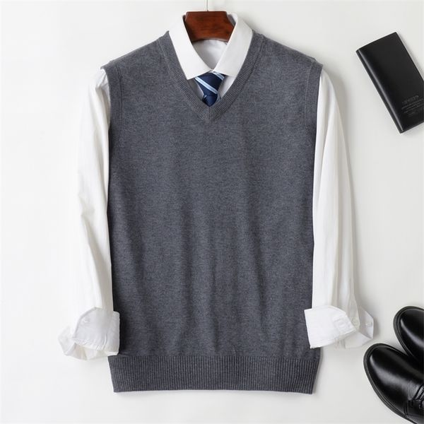 5xl 6xl 7xl 8xl 9xl men's vest sweater autumn winter classic brand clothing business casual v-neck loose pullover sweater 201201, White;black
5xl 6xl 7xl 8xl 9xl men's vest sweater autumn winter classic brand clothing business casual v-neck loose pullover sweater 201201, White;black