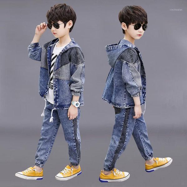clothing sets children 2021 spring autumn boys sport suit baby clothes kids hooded denim coat+jeans pants 2pcs outfits w1691, White
clothing sets children 2021 spring autumn boys sport suit baby clothes kids hooded denim coat+jeans pants 2pcs outfits w1691, White