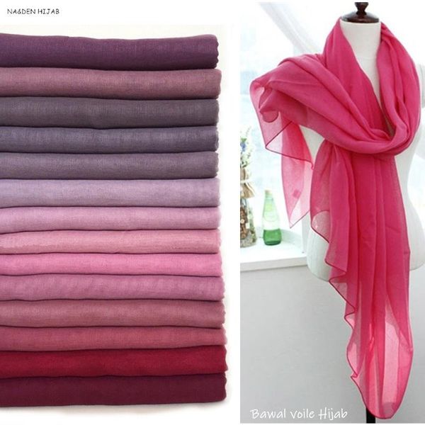 scarves 100pcs women bawal voile plain hijab scarf fashion head wraps soft muslim shawl, Blue;gray
scarves 100pcs women bawal voile plain hijab scarf fashion head wraps soft muslim shawl, Blue;gray