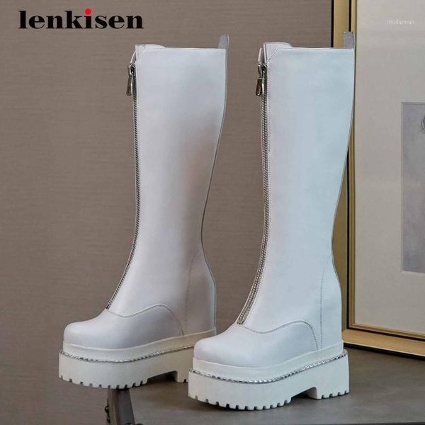 boots lenkisen big size genuine leather thick bottom platform increasing round toe high heel zip nightclub dating knee-high l371, Black
boots lenkisen big size genuine leather thick bottom platform increasing round toe high heel zip nightclub dating knee-high l371, Black