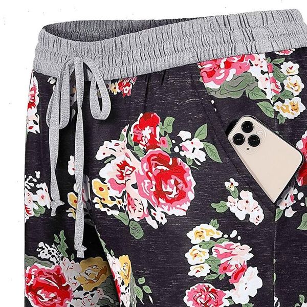 fashion floral print shorts women soft lounge oversized shorts pockets summer pajama short pants drop shipping 2021, White;black
fashion floral print shorts women soft lounge oversized shorts pockets summer pajama short pants drop shipping 2021, White;black