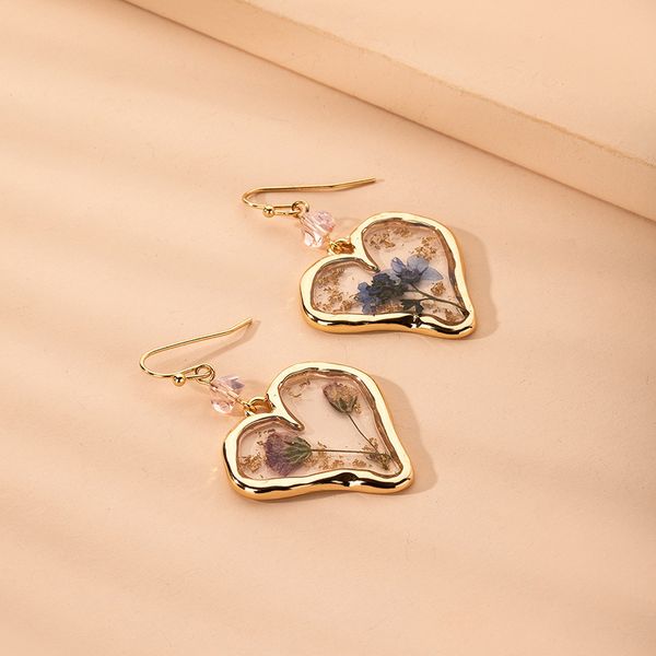 korean dongdaemun 2020 new popular high-grade graceful geometric heart-shaped small flower pendant earrings for women, Golden
korean dongdaemun 2020 new popular high-grade graceful geometric heart-shaped small flower pendant earrings for women, Golden