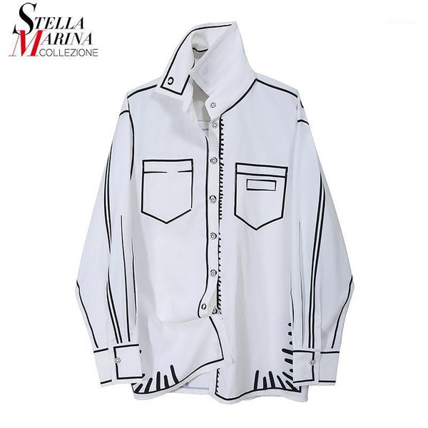 new woman solid white long sleeve 2020 autumn oversized blouse shirt printed ladies unique style autumn shirt chemise femme 67401
new woman solid white long sleeve 2020 autumn oversized blouse shirt printed ladies unique style autumn shirt chemise femme 67401