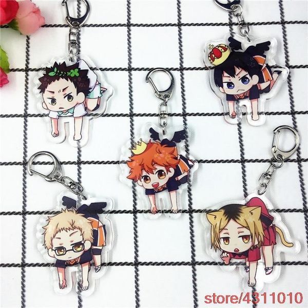 keychains anime haikyuu keychain cute volley boys key chain ring bag pendant acrylic trinket tobio kageyama hinata shoyo cosplay1, Silver
keychains anime haikyuu keychain cute volley boys key chain ring bag pendant acrylic trinket tobio kageyama hinata shoyo cosplay1, Silver
