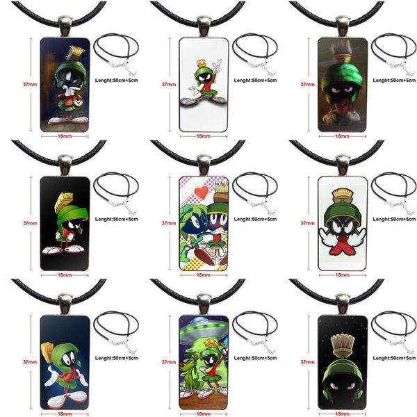 marvin the martian for girls gifts necklace with steel plated glass cabochon choker long pendant rectangle necklace, Silver
marvin the martian for girls gifts necklace with steel plated glass cabochon choker long pendant rectangle necklace, Silver