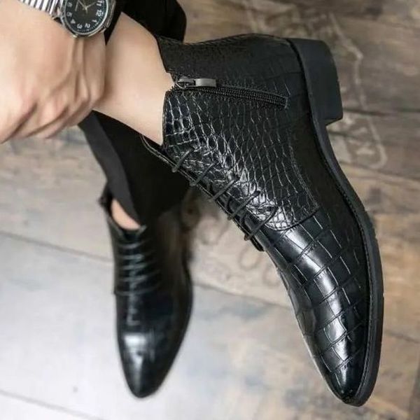 martin boot lace up botines pu leather casual outdoors fashion classic comfortable spring autumn simplicity pointed toe men shoes ankle 2021, Black
martin boot lace up botines pu leather casual outdoors fashion classic comfortable spring autumn simplicity pointed toe men shoes ankle 2021, Black