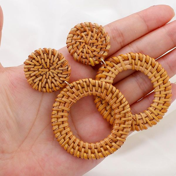 aensoa handmade round rattan pendant drop earrings for ethnic india women acrylic hanging rattan straw weave knit vine earrings, Silver
aensoa handmade round rattan pendant drop earrings for ethnic india women acrylic hanging rattan straw weave knit vine earrings, Silver