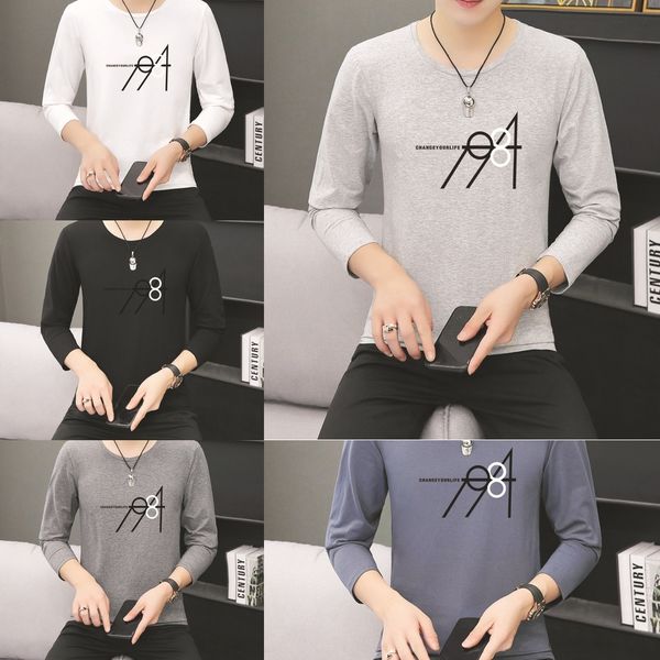 haai1 autumn pullover slimpullovernew men's round neck pullover bottoming shirt korean pullovert long ish loose t-shirt for men's, Blue
haai1 autumn pullover slimpullovernew men's round neck pullover bottoming shirt korean pullovert long ish loose t-shirt for men's, Blue