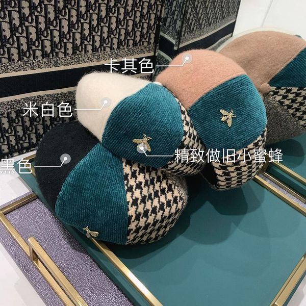 fashion british style thousand bird beret harajuku retro painter hat autumn and winter versatile bee pumpkin hat tide, Blue;gray
fashion british style thousand bird beret harajuku retro painter hat autumn and winter versatile bee pumpkin hat tide, Blue;gray