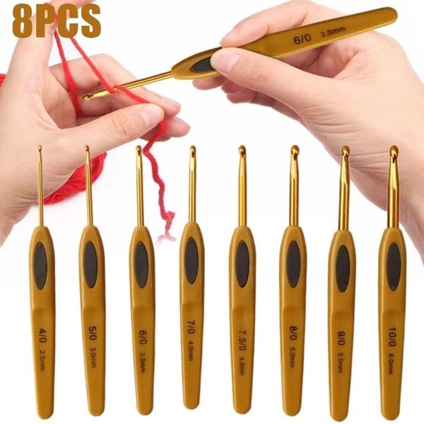 sewing notions & tools 8pcs handmade crochet hook set stitches tool home knitting needles aluminum alloy diy portable, Black
sewing notions & tools 8pcs handmade crochet hook set stitches tool home knitting needles aluminum alloy diy portable, Black
