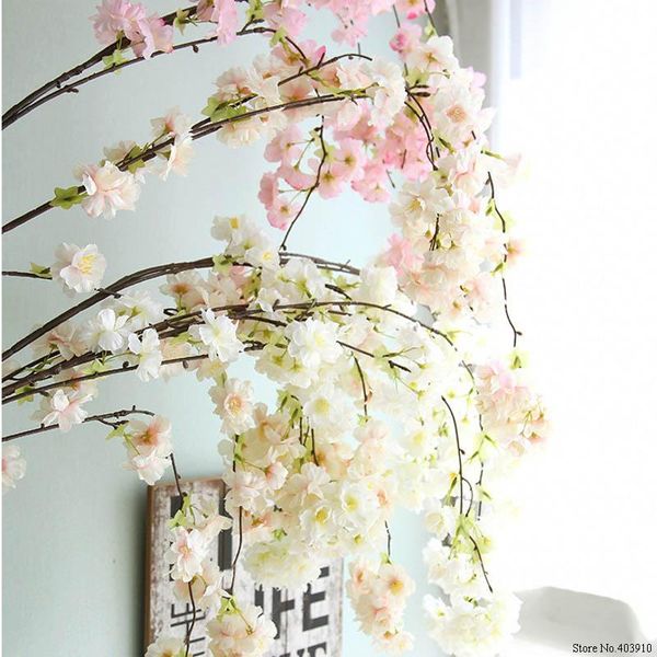 1pc artificial cherry blossom rattan 1.35m diy wedding vine silk flower upgrade new decoration for l background window decor
1pc artificial cherry blossom rattan 1.35m diy wedding vine silk flower upgrade new decoration for l background window decor