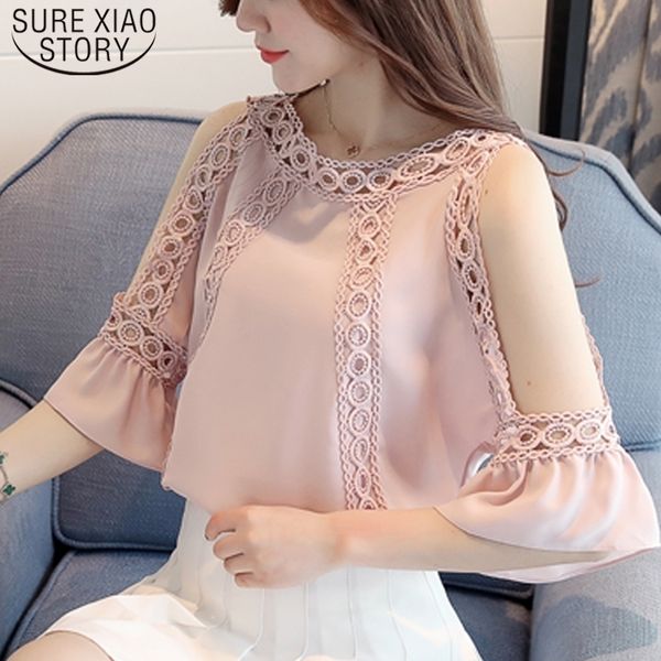 chiffon women blouse shirt fashion women's summer blouses hollow off shoulder womens and blouses 3470 50 y200622, White
chiffon women blouse shirt fashion women's summer blouses hollow off shoulder womens and blouses 3470 50 y200622, White