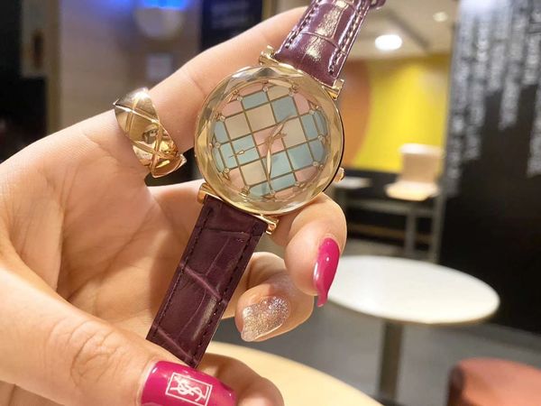 2020 di watches wristwatches quartz watch womens fashion montre stitches leathe new strap de three gift luxe wlinj, Slivery;brown
2020 di watches wristwatches quartz watch womens fashion montre stitches leathe new strap de three gift luxe wlinj, Slivery;brown