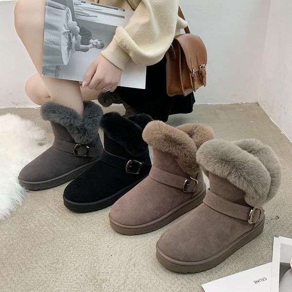winter boots lady plush shoes round toe booties ladies australia flat heel low heels booties boots-women 2020 fur ankle, Black
winter boots lady plush shoes round toe booties ladies australia flat heel low heels booties boots-women 2020 fur ankle, Black