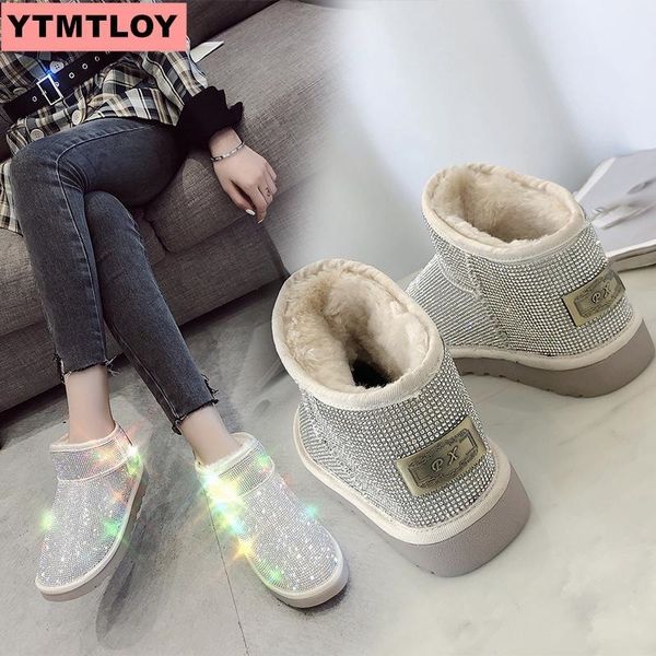 warm snow ankle ladies shoes winter women's sequins fashion wild boots y200115, Black
warm snow ankle ladies shoes winter women's sequins fashion wild boots y200115, Black