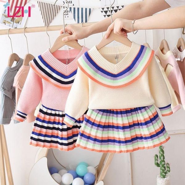 clothing sets lzh children 2021 autumn winter baby girls clothes striped sweater skirts 3pcs outfit suit kids, White
clothing sets lzh children 2021 autumn winter baby girls clothes striped sweater skirts 3pcs outfit suit kids, White