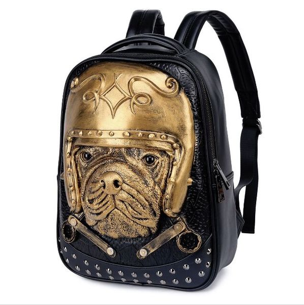 fashion 3d embossed pug dog backpack bags for women men unique girls cool schoolbag rivet whimsical lapcomputer bag mochila backpacks
fashion 3d embossed pug dog backpack bags for women men unique girls cool schoolbag rivet whimsical lapcomputer bag mochila backpacks