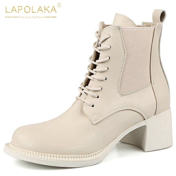 Lapolaka 2020 Hot Sale Square Heels Ankle Boots Female Lace Up Concise Spring Autumn Trendy INS Dropship Shoes Woman Boots, Black
Lapolaka 2020 Hot Sale Square Heels Ankle Boots Female Lace Up Concise Spring Autumn Trendy INS Dropship Shoes Woman Boots, Black