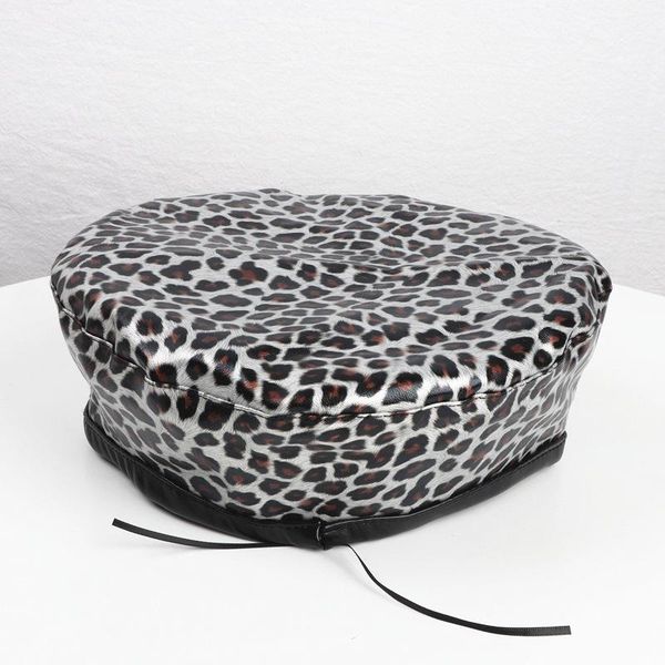 leopard print newsboy caps leather flat peaked cap women painter beret hats 01, Blue;gray
leopard print newsboy caps leather flat peaked cap women painter beret hats 01, Blue;gray