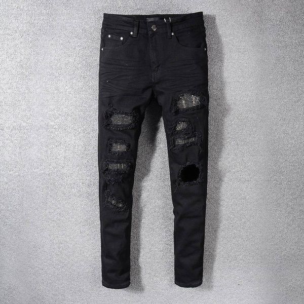 new mens jeans mens zipper jeans ripped denim pants mens biker pants size 28-42, Blue
new mens jeans mens zipper jeans ripped denim pants mens biker pants size 28-42, Blue