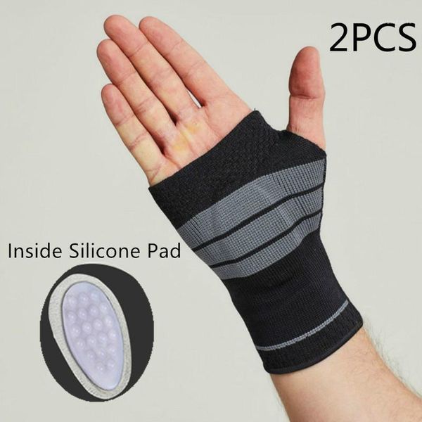 2pcs/set carpal tunnel wrist guard arthritis brace sleeve wraps with silicone pad hands palm support glove elastic wristband1, Black;red
2pcs/set carpal tunnel wrist guard arthritis brace sleeve wraps with silicone pad hands palm support glove elastic wristband1, Black;red