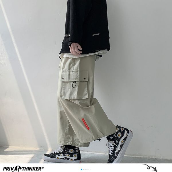 privathinke man safari style fashion joggers mans summer straight oversize hip hop pants male ankle-length casual pants 201109, Black
privathinke man safari style fashion joggers mans summer straight oversize hip hop pants male ankle-length casual pants 201109, Black