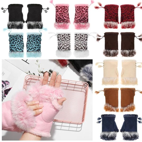 five fingers gloves women fingerless autumn warm winter soft girls comfortable hair faux, Blue;gray
five fingers gloves women fingerless autumn warm winter soft girls comfortable hair faux, Blue;gray
