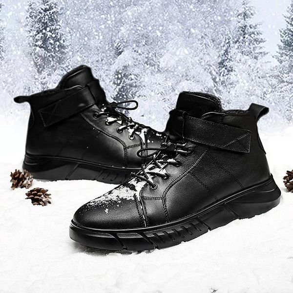 genuine leather men waterproof boots men casual shoes fashion ankle boots ankle winter big size 38-481, Black
genuine leather men waterproof boots men casual shoes fashion ankle boots ankle winter big size 38-481, Black