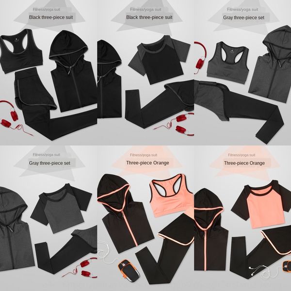 women's running leggings 2020 spring new sports three-piece set tight pants yoga yoga clothes running fitness clothes bdxhd, Gray
women's running leggings 2020 spring new sports three-piece set tight pants yoga yoga clothes running fitness clothes bdxhd, Gray