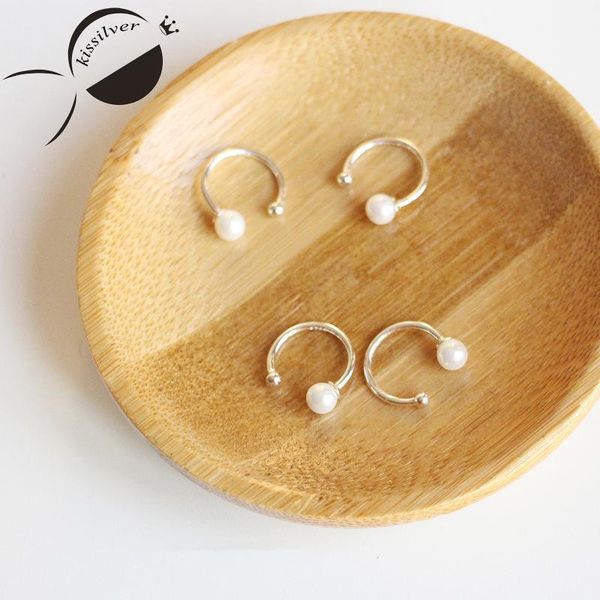 s925 sterling silver hoop earrings ear cuff small pearl bead simple ear hoop female without pierced earring women, Golden;silver
s925 sterling silver hoop earrings ear cuff small pearl bead simple ear hoop female without pierced earring women, Golden;silver