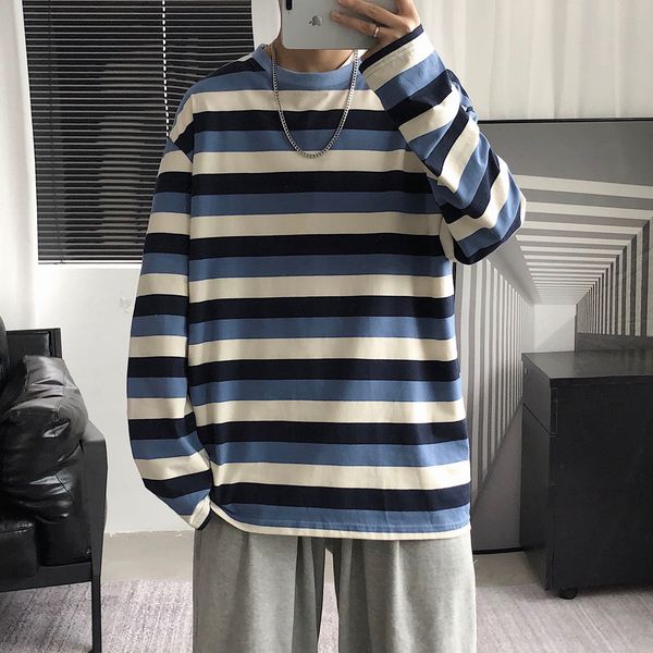 2021 new privathinker autumn men's long sleeved striped t-shirt casual harajuku man graphic t shirts o-neck fashion couple tees 75yh, White;black
2021 new privathinker autumn men's long sleeved striped t-shirt casual harajuku man graphic t shirts o-neck fashion couple tees 75yh, White;black