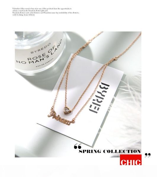fashion-18k rose gold titanium steel necklace double letters love clavicle chain personality fashion necklace female short paragra, Silver
fashion-18k rose gold titanium steel necklace double letters love clavicle chain personality fashion necklace female short paragra, Silver