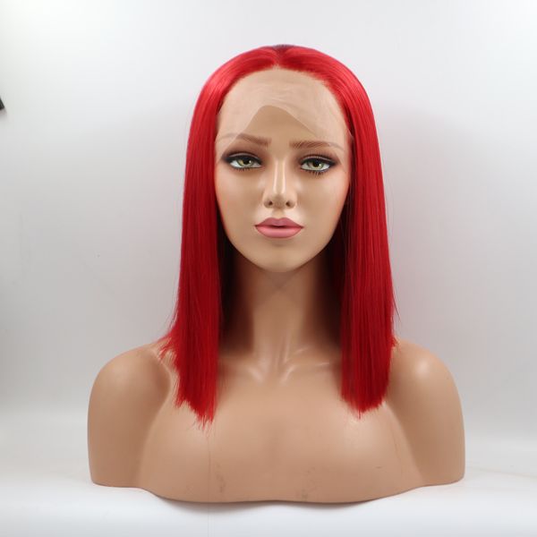 marquesha bob cut cherry red synthetic lace front short bob wigs for women makeup replacement wigs, Black;brown
marquesha bob cut cherry red synthetic lace front short bob wigs for women makeup replacement wigs, Black;brown