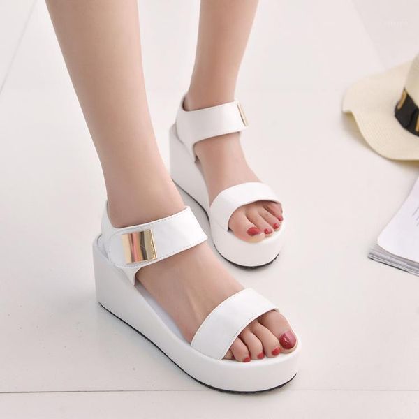 and american women's high heel thick bottom muffin fish mouth sandals european station slope heel women's shoes1, Black
and american women's high heel thick bottom muffin fish mouth sandals european station slope heel women's shoes1, Black