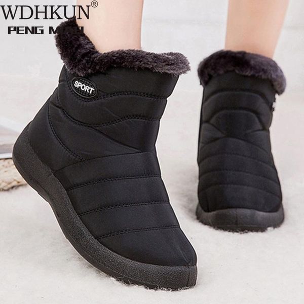snow boots women's boots non-slip women winter fur warm ankle for women down waterproof booties botas mujer 40 41 42, Black
snow boots women's boots non-slip women winter fur warm ankle for women down waterproof booties botas mujer 40 41 42, Black