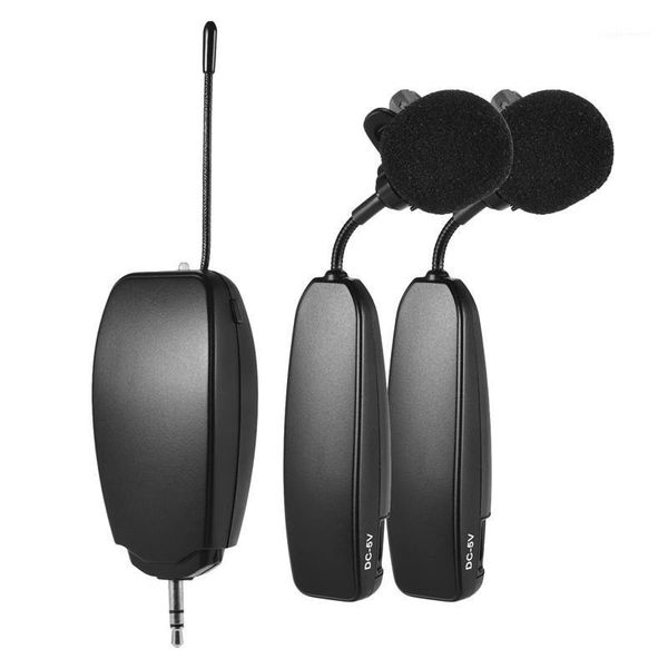 the wireless microphone system uses uhf transmission technology including 2 transmitter microphones and 1 receiver1
the wireless microphone system uses uhf transmission technology including 2 transmitter microphones and 1 receiver1