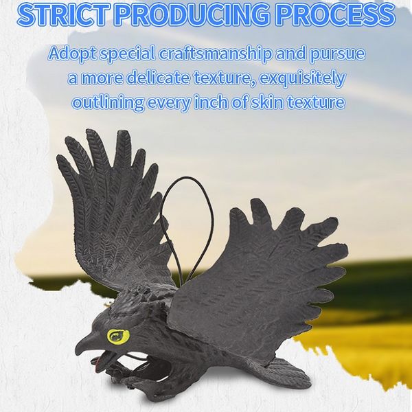 2 pcs simulation eagle toys fun halloween tricky toys black eagle model toys kid boy gifts
2 pcs simulation eagle toys fun halloween tricky toys black eagle model toys kid boy gifts