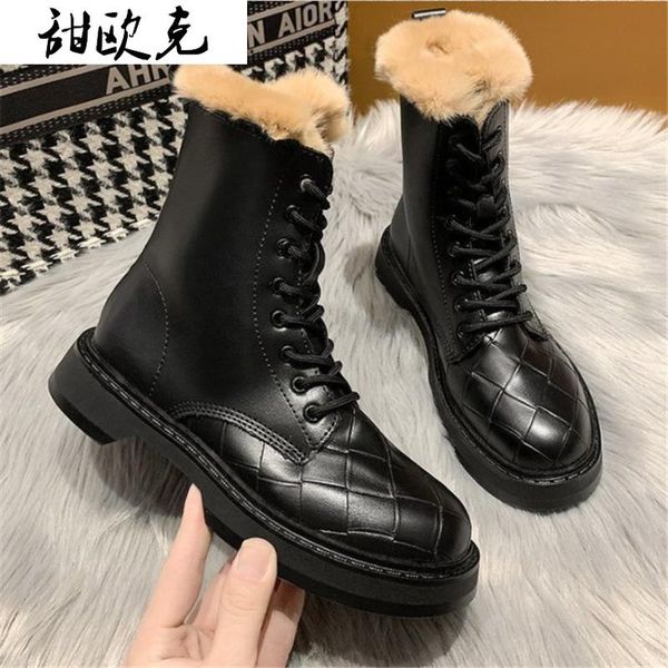 2021 new women boots fashion winter warm short plush ankle boots retro lace-up snow botas mujer warm plush platform shoes, Black
2021 new women boots fashion winter warm short plush ankle boots retro lace-up snow botas mujer warm plush platform shoes, Black