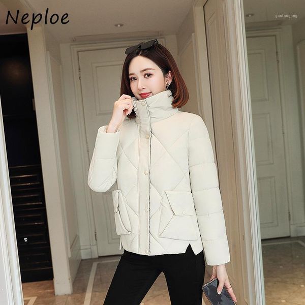neploe chic button double pockets parkas 2021 new elegant panelled slim fit cotton coat turn-down collar winter women jacket1, Black
neploe chic button double pockets parkas 2021 new elegant panelled slim fit cotton coat turn-down collar winter women jacket1, Black